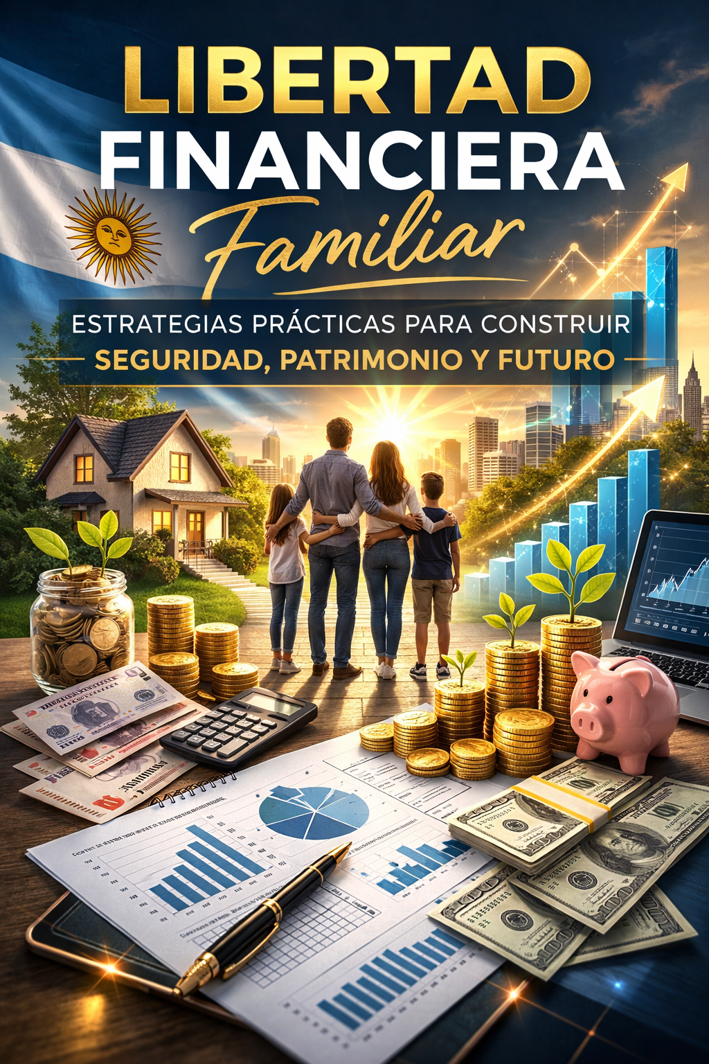 Libertad financiera familiar: Guía de estrategias prácticas + 3 bonos
